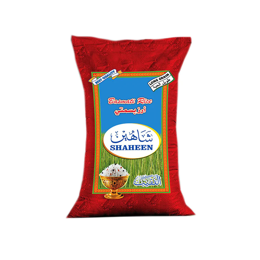 شاهين أرز النقيب بسمتي أبيض طويل الحبة - 20 كجم