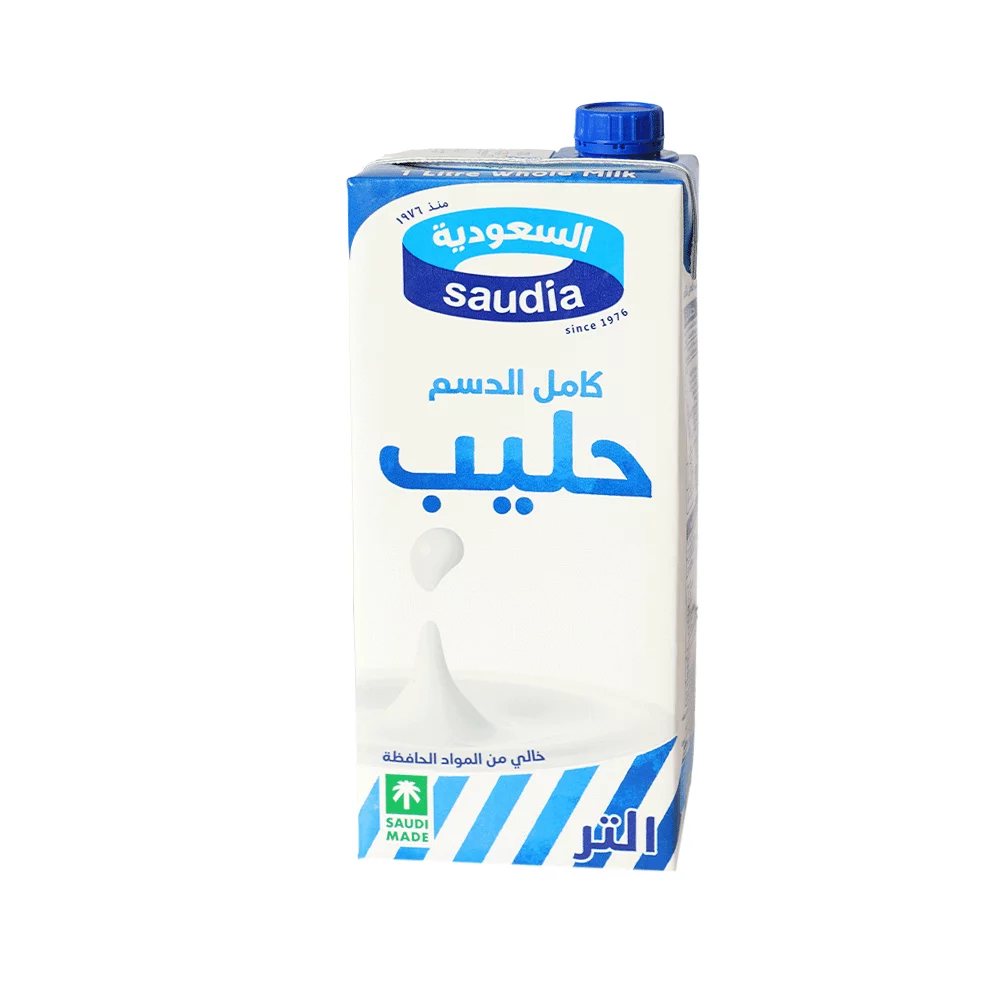 السعودية حليب كامل الدسم- 1 لتر